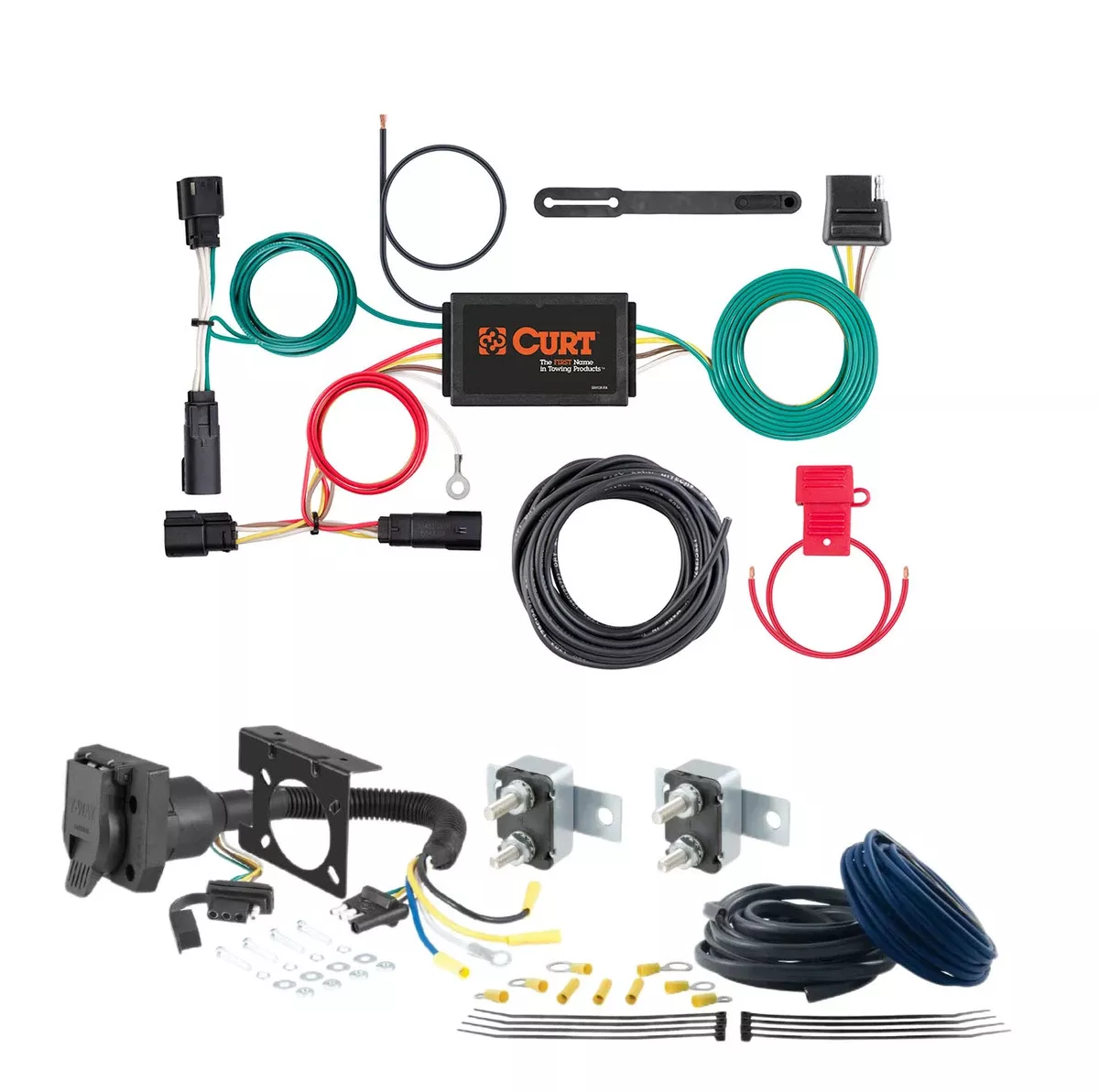 16 - 19 Chevrolet Cruze Sedan, diesel CURT Trailer Brake Controller 7-Way Upgrade Kit7WK331