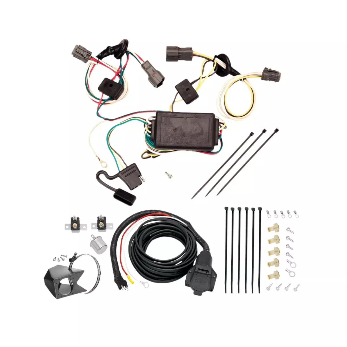 2005-2009 Hyundai TucsonTekonsha Custom 7-Way + Brake Controller Install Kit
