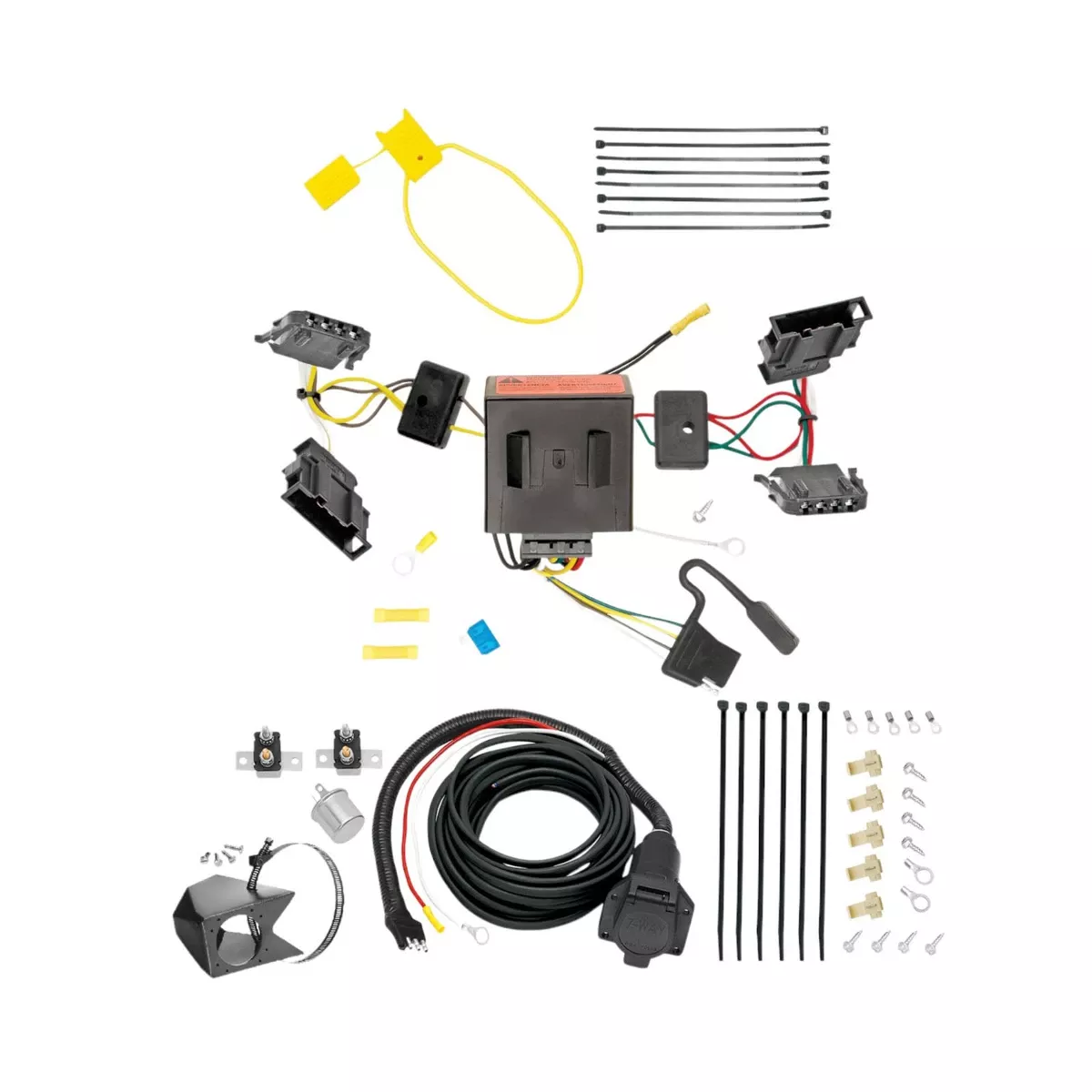 2011-2014 Volkswagen Jetta Sedan Tekonsha Custom 7-Way + Brake Controller Install Kit