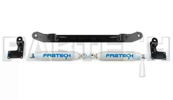 Fabtech 99-03 Ford F250/350/Excursion 2WD Dual Performance Steering Stabilizer Kit