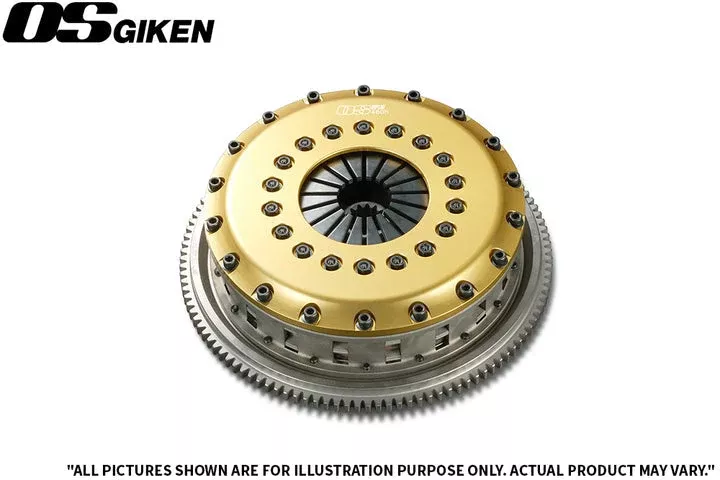 OS Giken - Nissan SKYLINE BNR34 R Series Quad Plate w/Floating Center Hub Clutch - Req. NS221-DH50M (NS221-DH5)