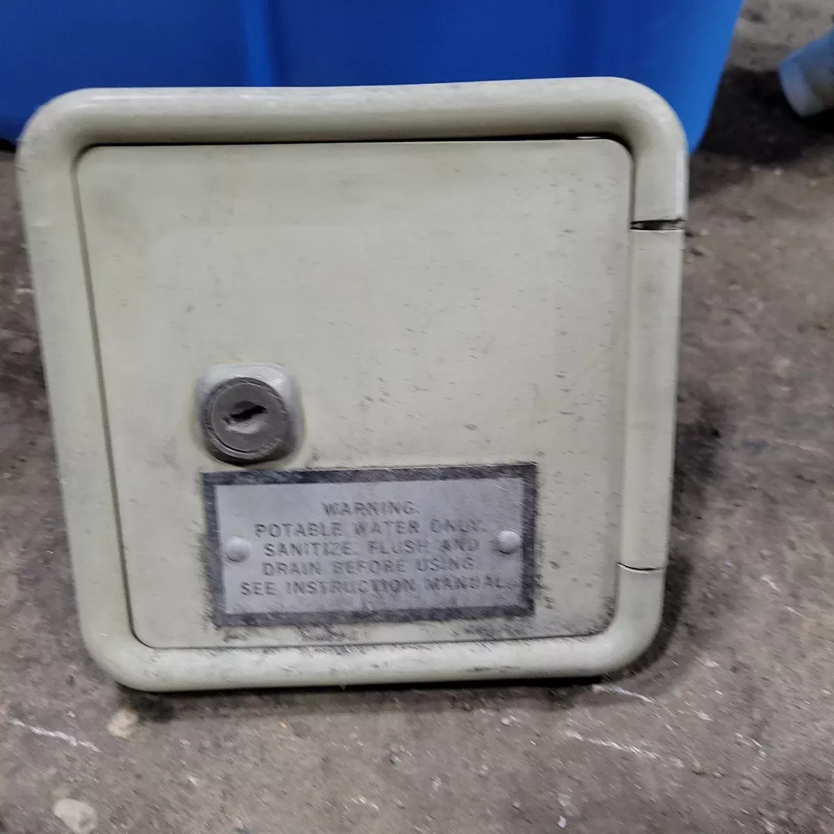 Used 5 1/2" W RV Water inlet