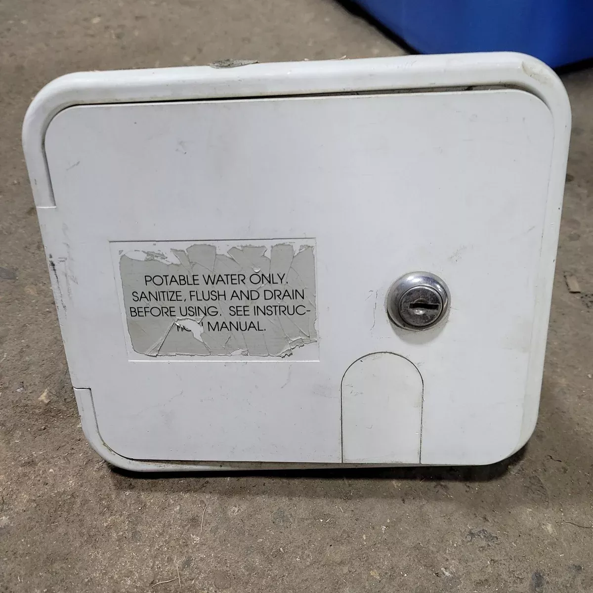 Used 7 1/2" W RV Water inlet