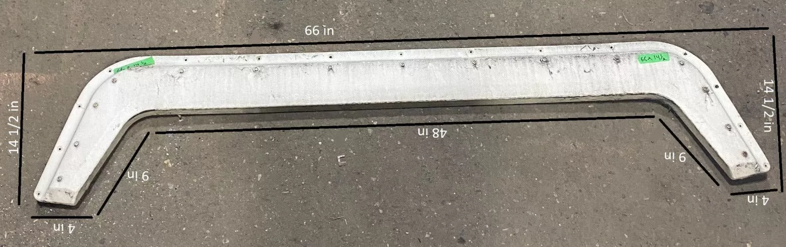 Used Fender Skirt 66" X 14 1/2"