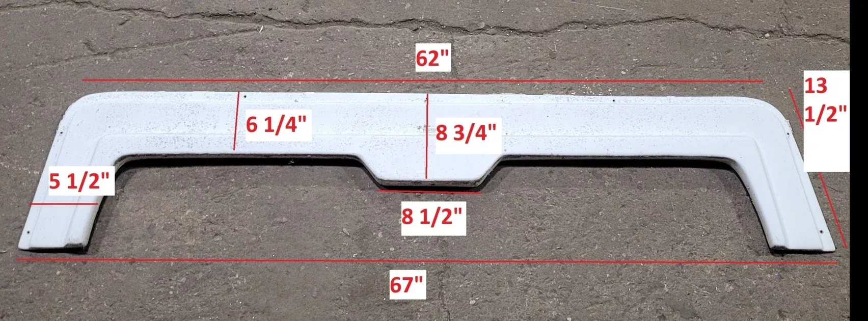 Used Fender Skirt 67" X 13 1/2"