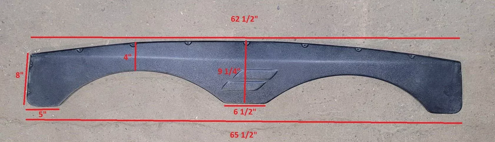 Used Fender Skirt (black) 65 1/2" X 8"
