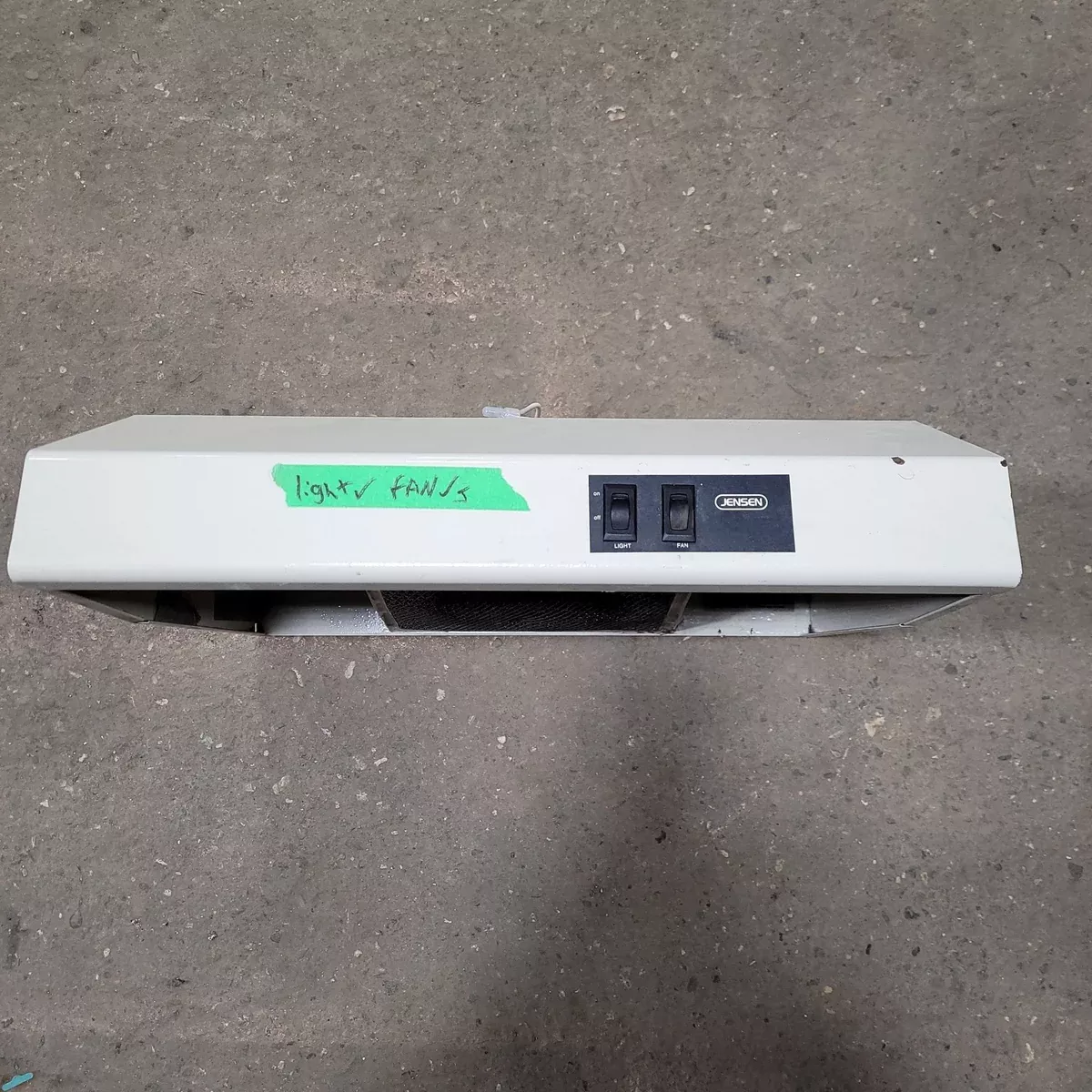 Used Jensen RV Range Hood Fan C660