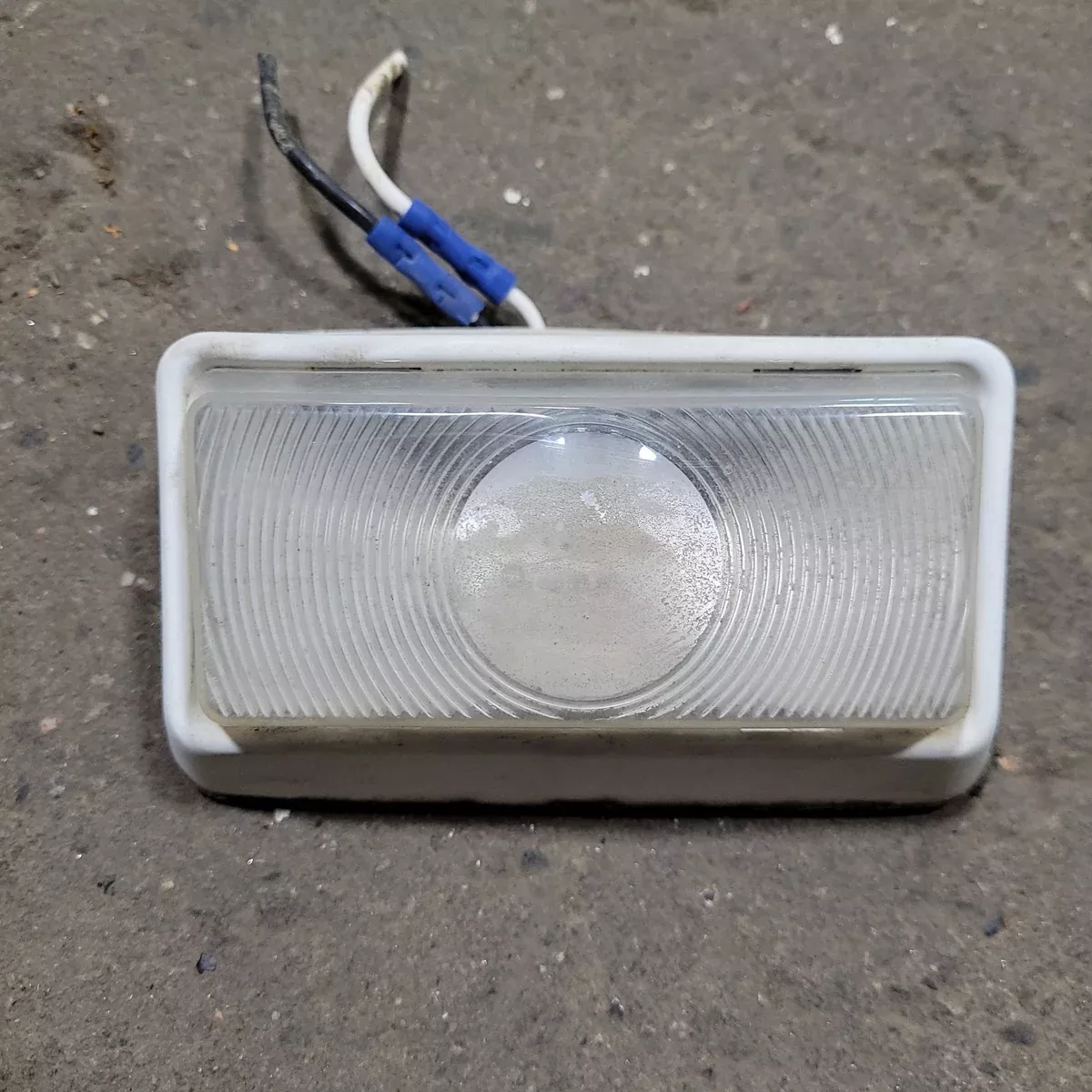 Used Porch Light - Clear Lens -5 7/8" X 3 1/2" - No Switch