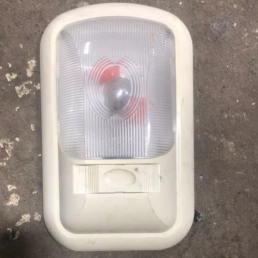 USED RV Interior Light Fixture *SINGLE* OFF-WHITE LR98156